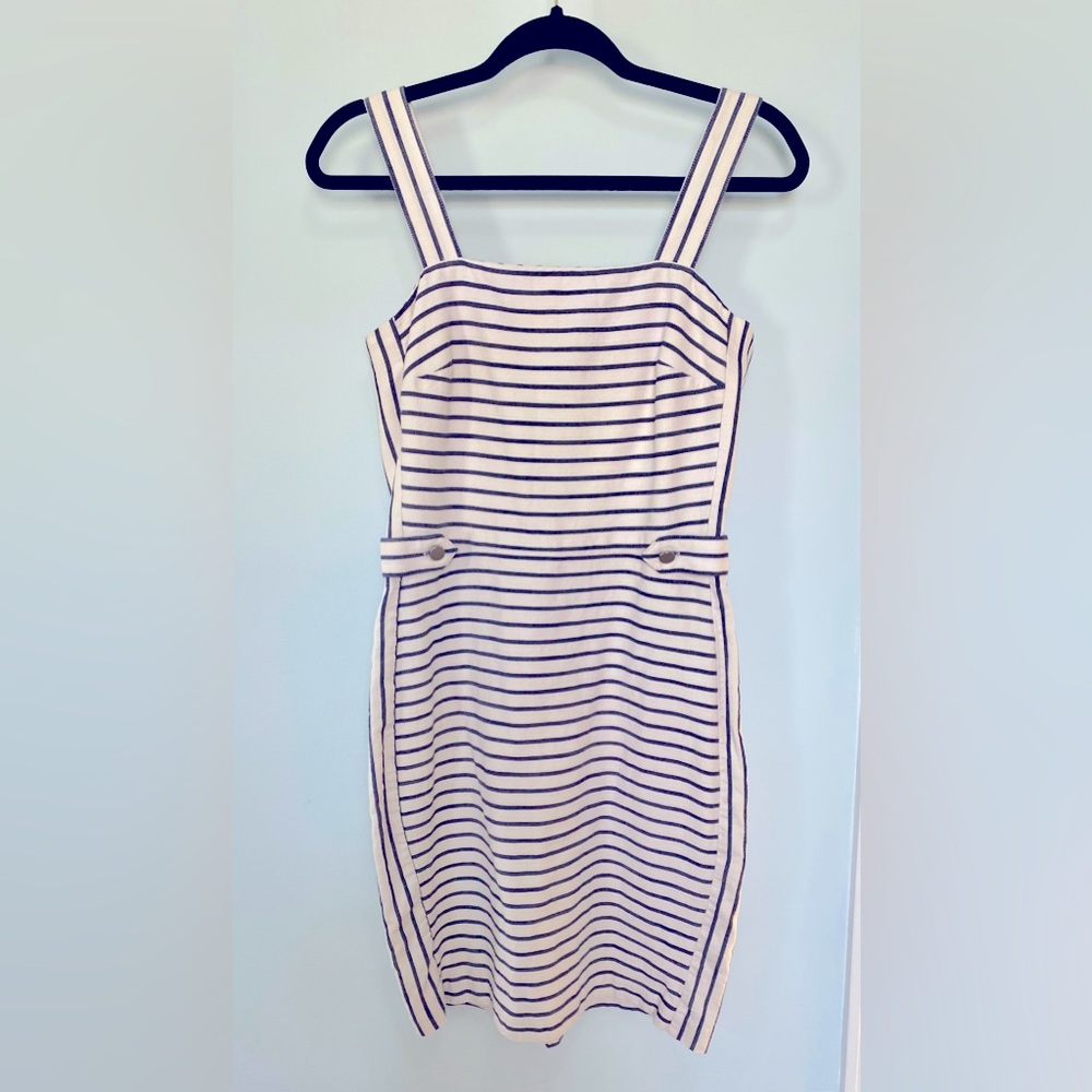 Sexy blue and white stripper summer dress.